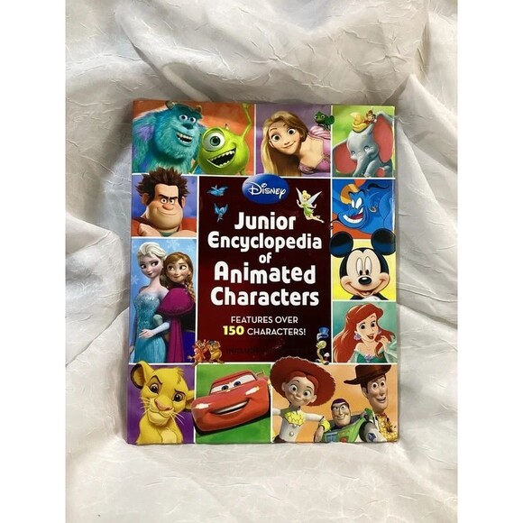 Disney Other - Junior Encyclopedia of Animated Characters Disney Hardback Book
